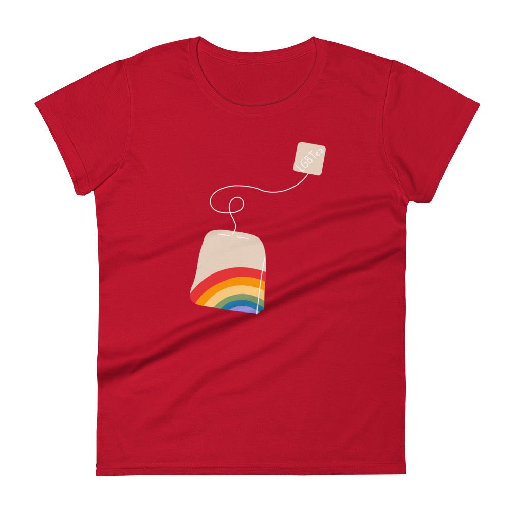 LGBTea Women's T-Shirt - True Red - LGBTPride.com
