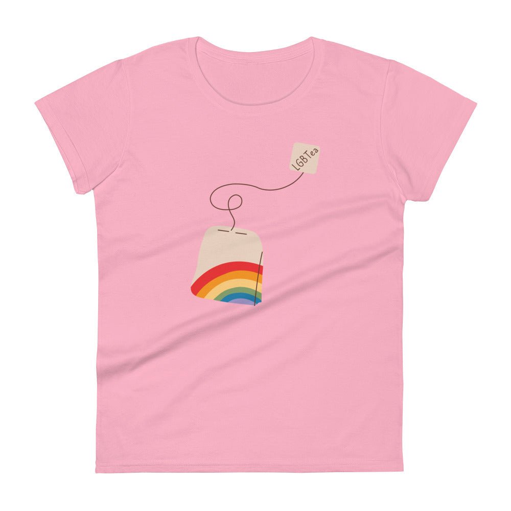 LGBTea Women's T-Shirt - Charity Pink - LGBTPride.com