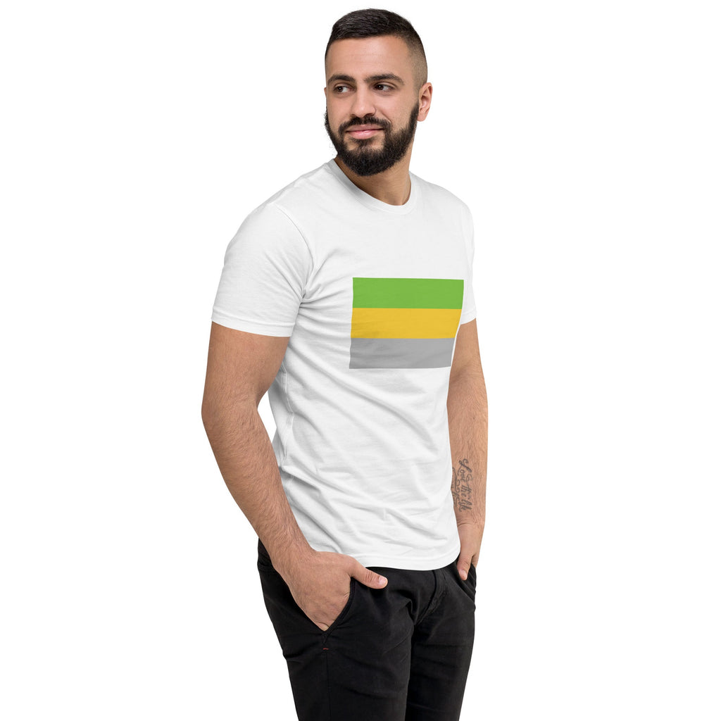 Lithromantic Pride Flag Men's T-shirt - White - LGBTPride.com