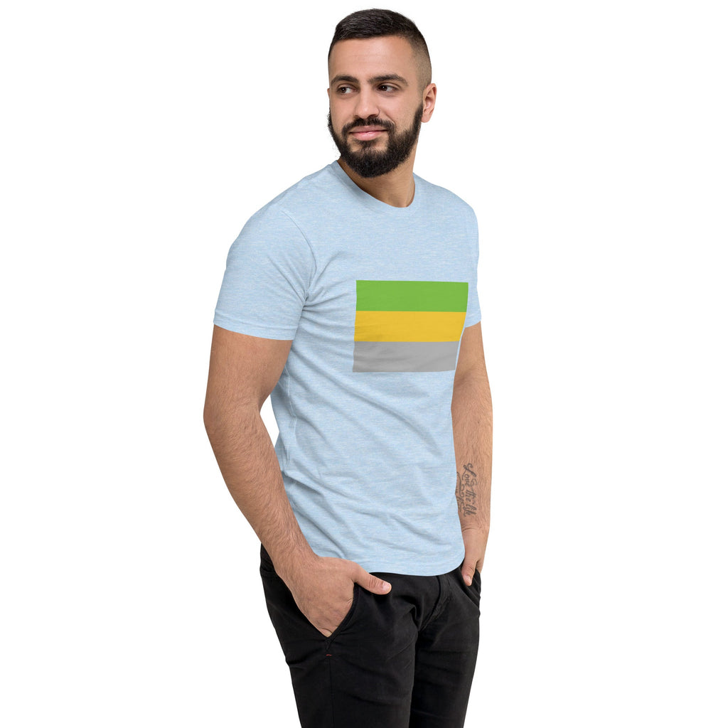 Lithromantic Pride Flag Men's T-shirt - Light Blue - LGBTPride.com