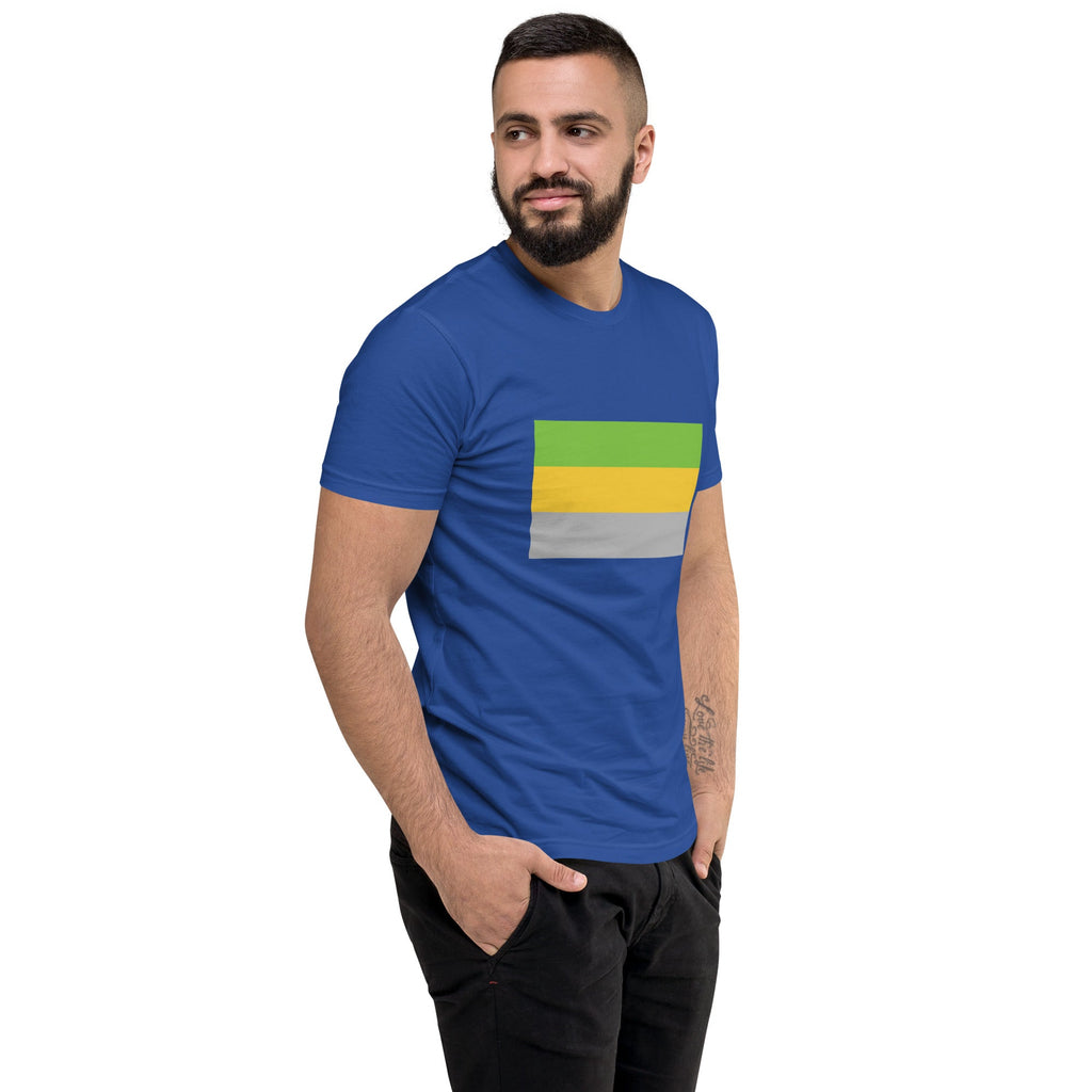 Lithromantic Pride Flag Men's T-shirt - Royal Blue - LGBTPride.com