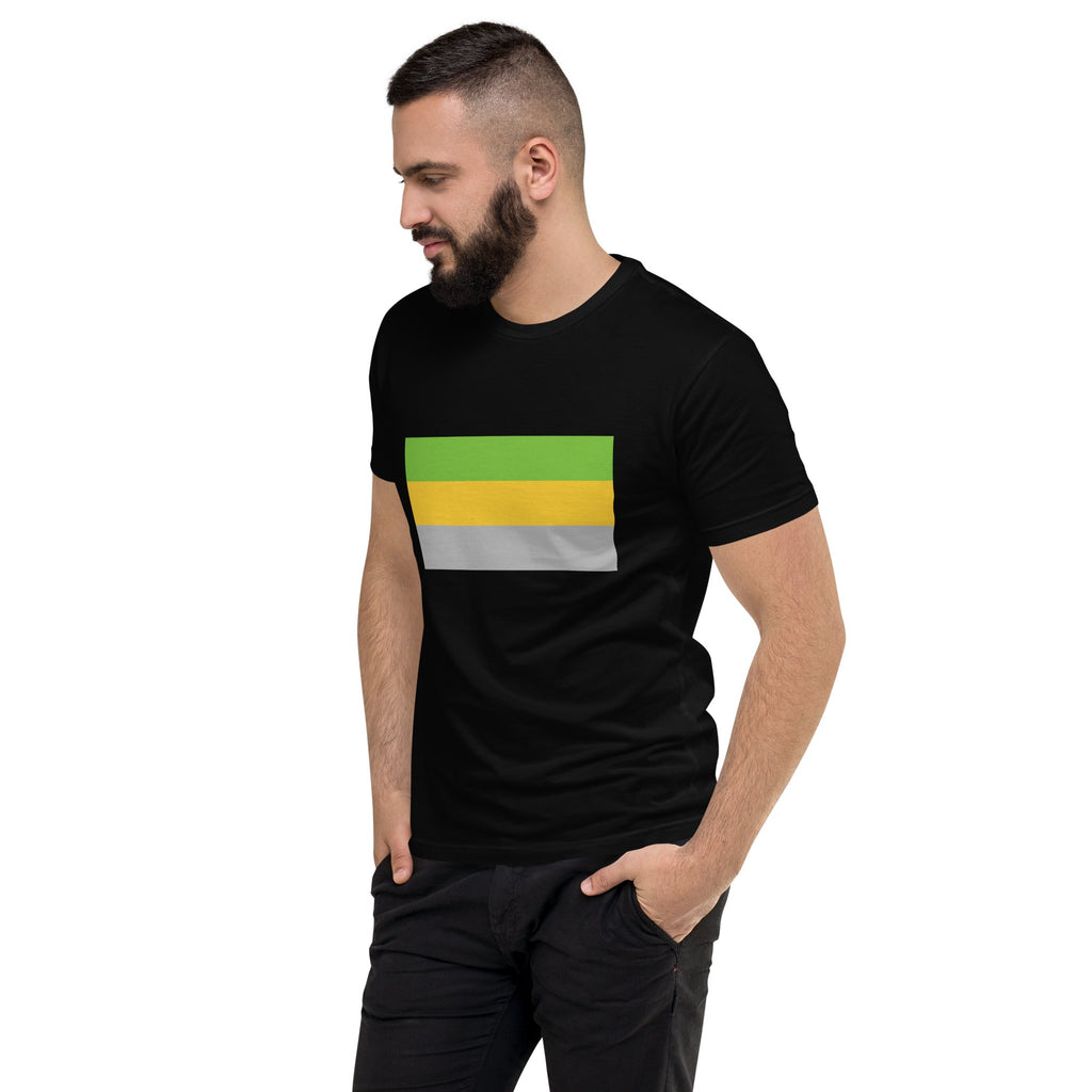 Lithromantic Pride Flag Men's T-shirt - Black - LGBTPride.com
