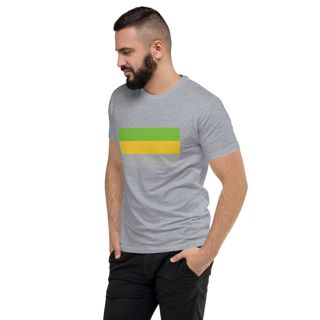 Lithromantic Pride Flag Men's T-shirt - Heather Grey - LGBTPride.com