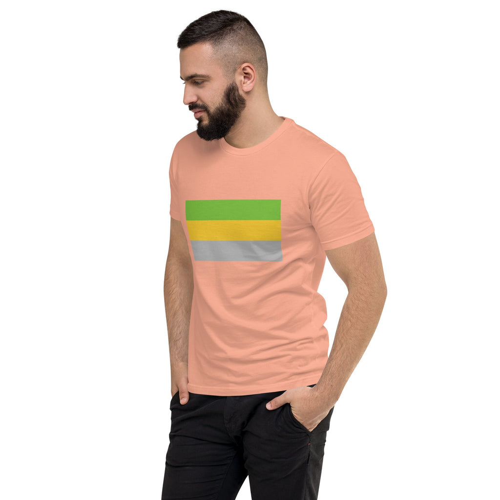 Lithromantic Pride Flag Men's T-shirt - Desert Pink - LGBTPride.com