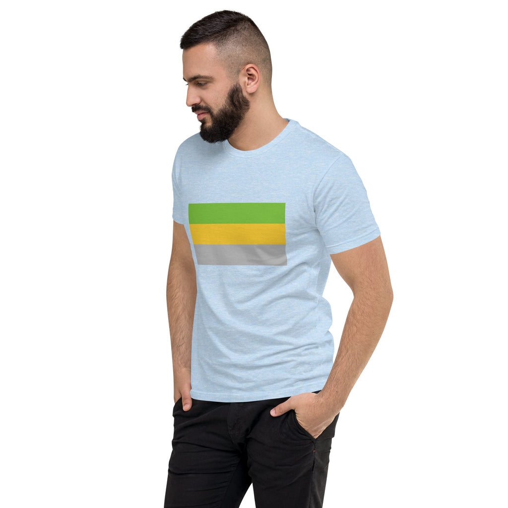 Lithromantic Pride Flag Men's T-shirt - Light Blue - LGBTPride.com