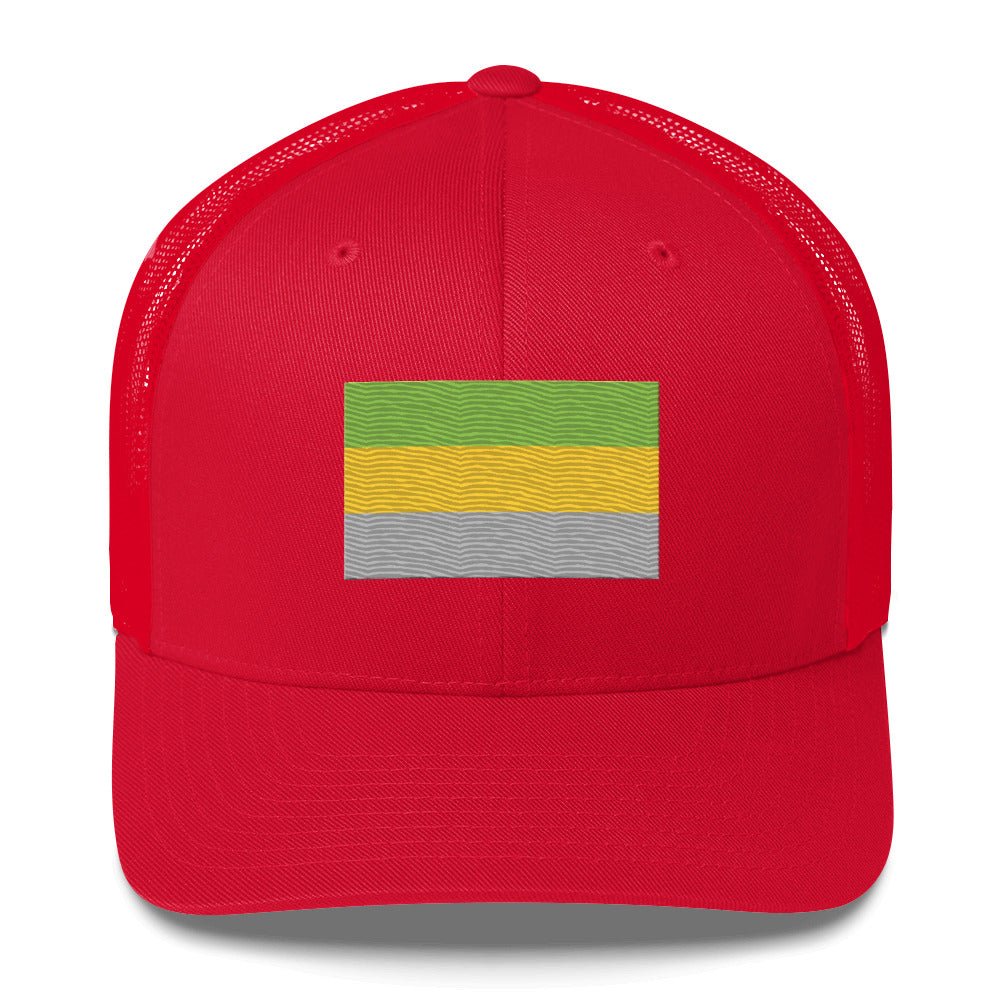 Lithromantic Pride Flag Trucker Hat - Red - LGBTPride.com