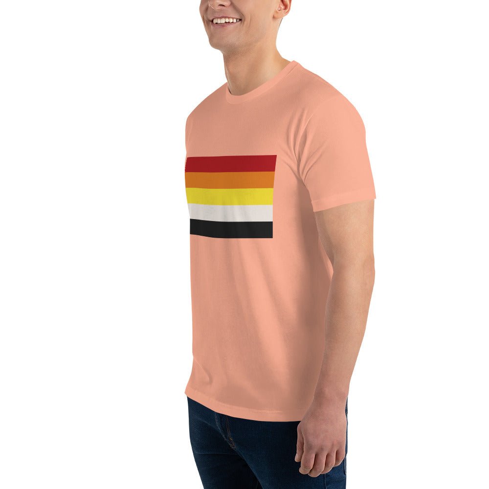 Lithsexual Pride Flag Men's T-shirt - Desert Pink - LGBTPride.com