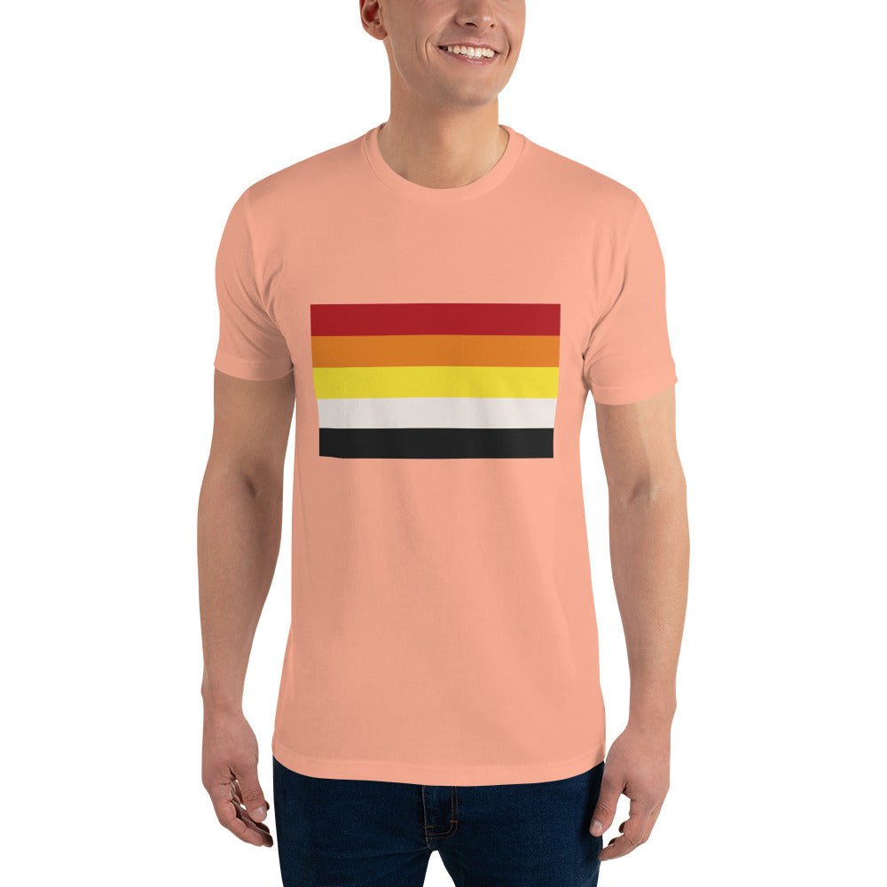 Lithsexual Pride Flag Men's T-shirt - Desert Pink - LGBTPride.com