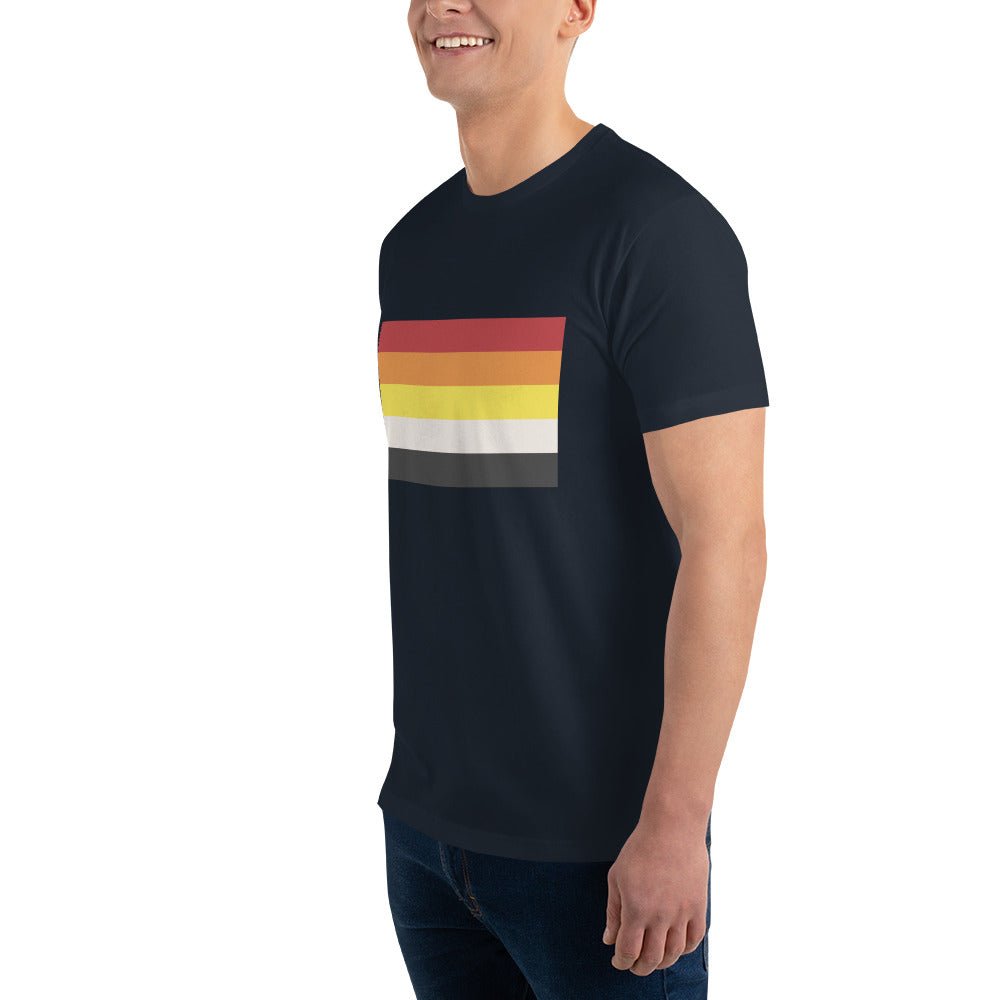 Lithsexual Pride Flag Men's T-shirt - Midnight Navy - LGBTPride.com