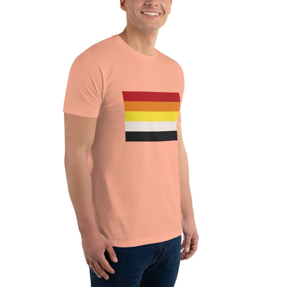 Lithsexual Pride Flag Men's T-shirt - Desert Pink - LGBTPride.com