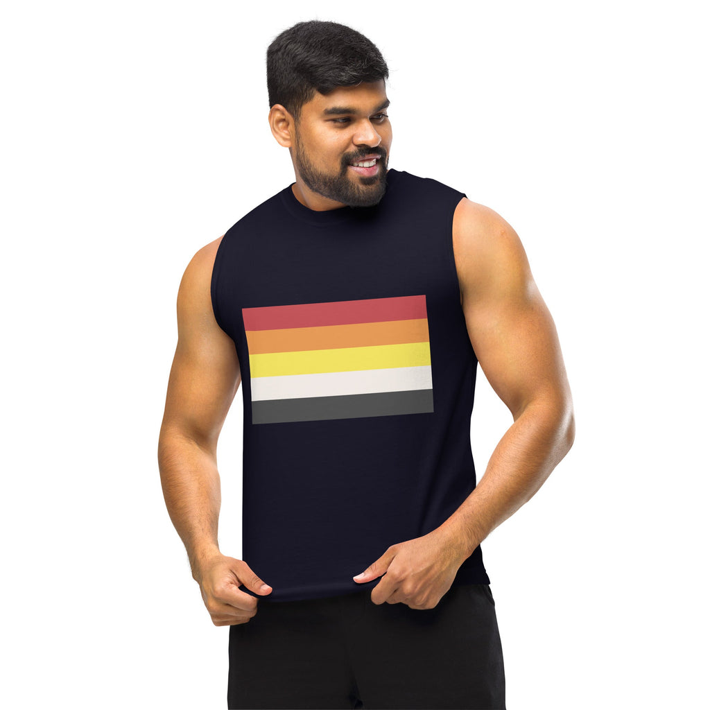 Lithsexual Pride Flag Tank Top - Navy - LGBTPride.com