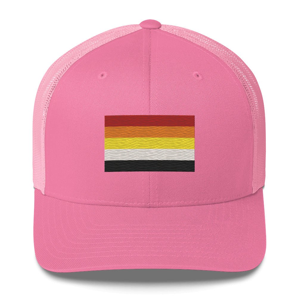 Lithsexual Pride Flag Trucker Hat - Pink - LGBTPride.com