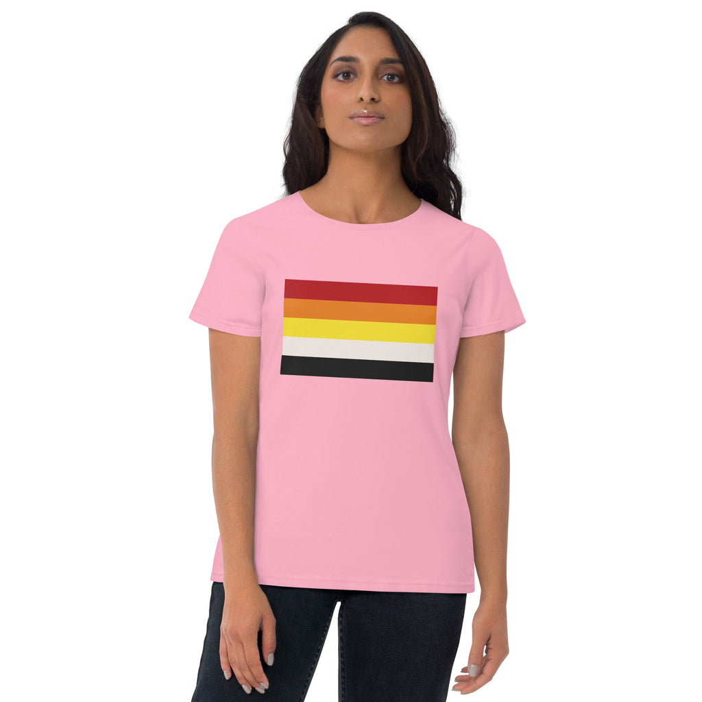 Lithsexual Pride Flag Women's T-Shirt - Charity Pink - LGBTPride.com