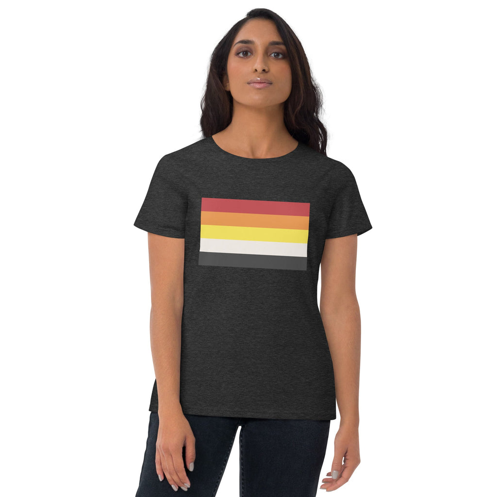 Lithsexual Pride Flag Women's T-Shirt - Heather Dark Grey - LGBTPride.com