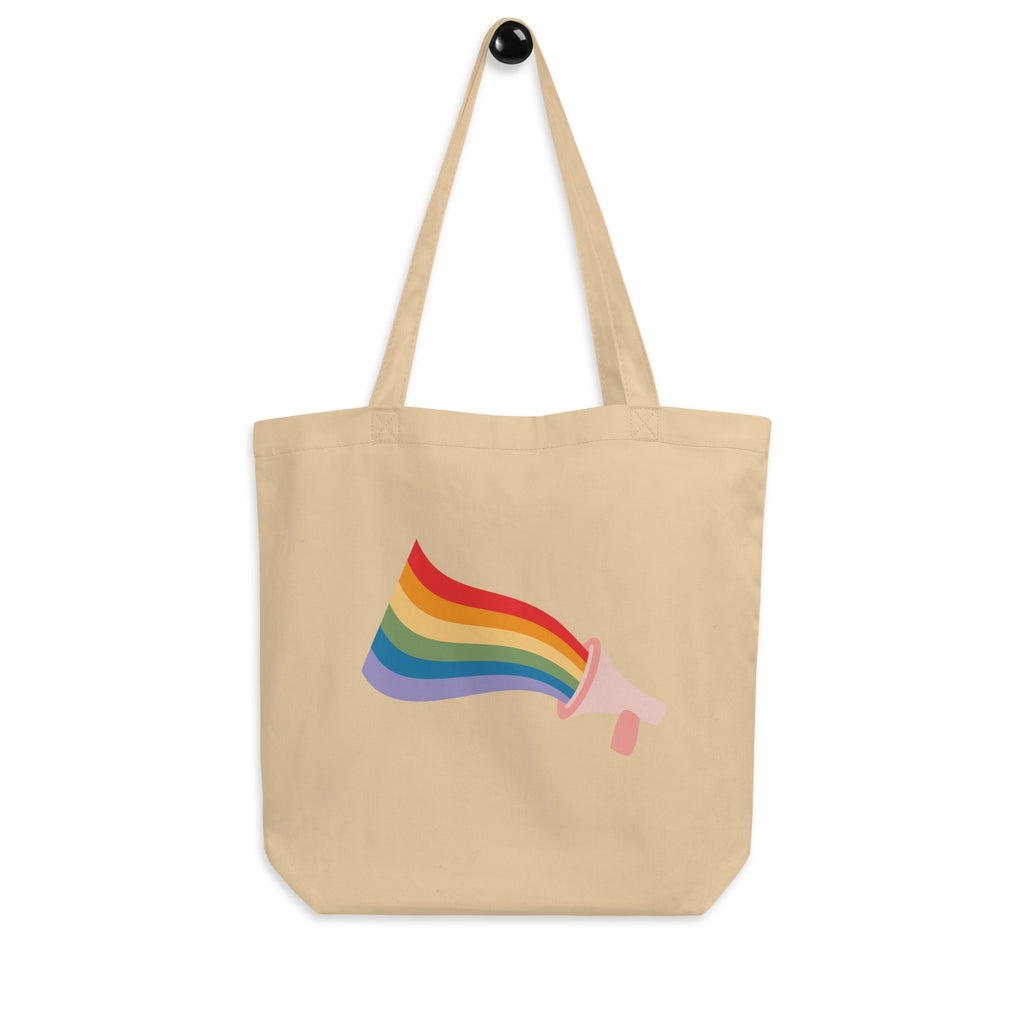 Loud and Proud - Eco Tote Bag - Oyster - LGBTPride.com