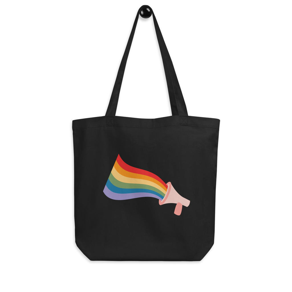 Loud and Proud - Eco Tote Bag - Black - LGBTPride.com
