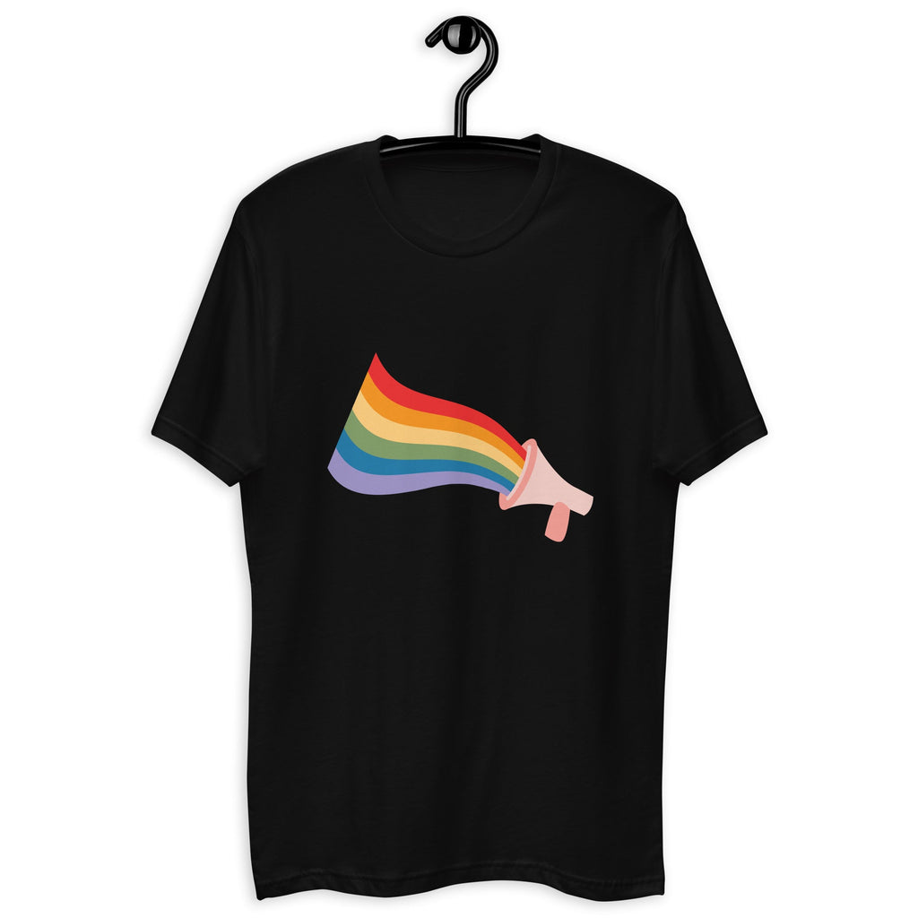 Loud and Proud Men's T-Shirt - Black - LGBTPride.com