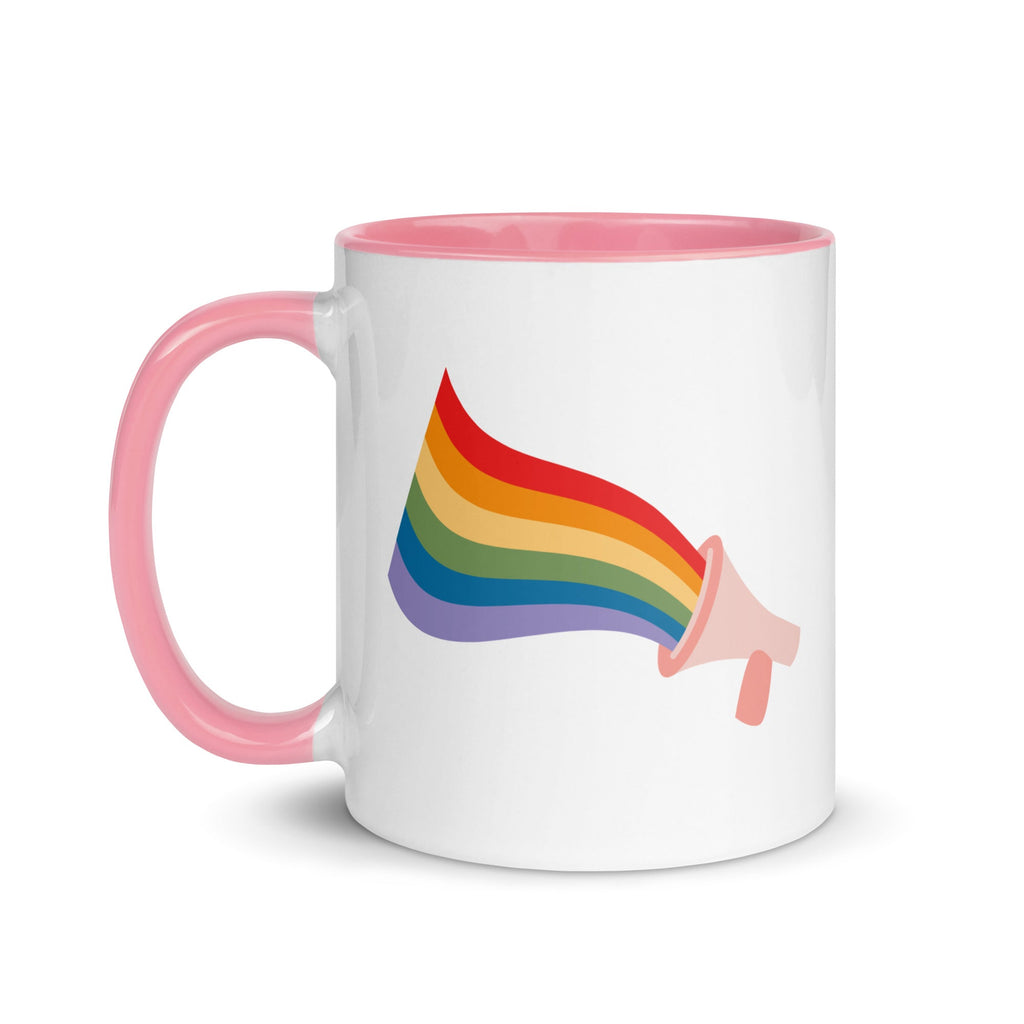 Loud and Proud Mug - Pink - LGBTPride.com
