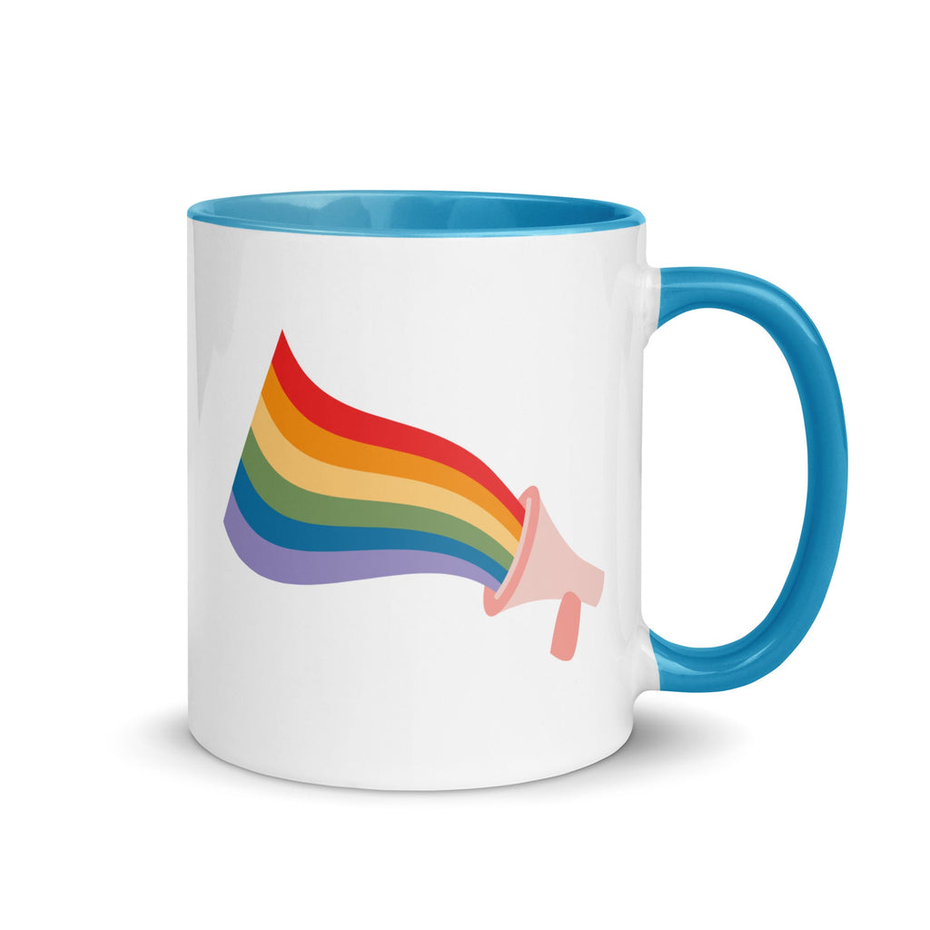 Loud and Proud Mug - Blue - LGBTPride.com