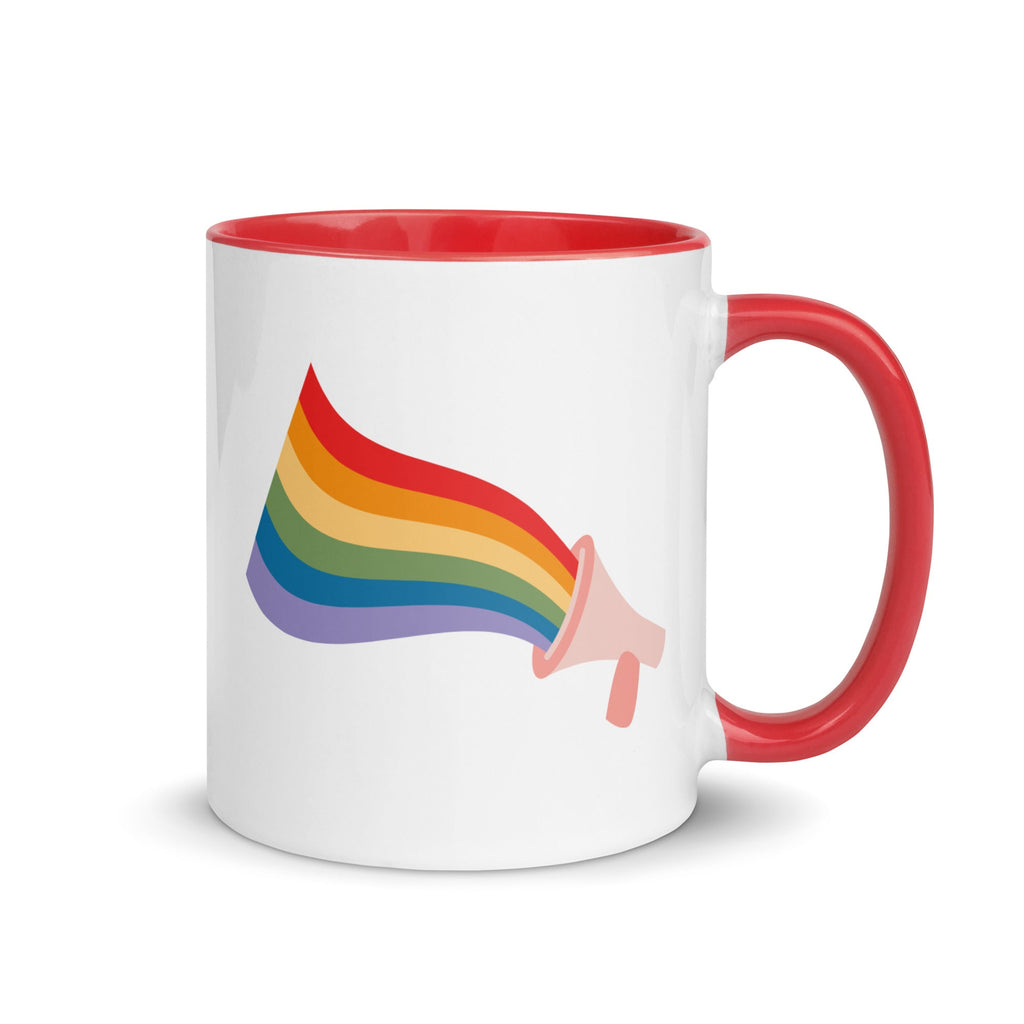 Loud and Proud Mug - Red - LGBTPride.com
