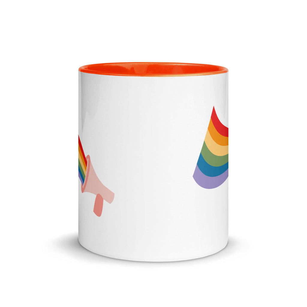 Loud and Proud Mug - Orange - LGBTPride.com