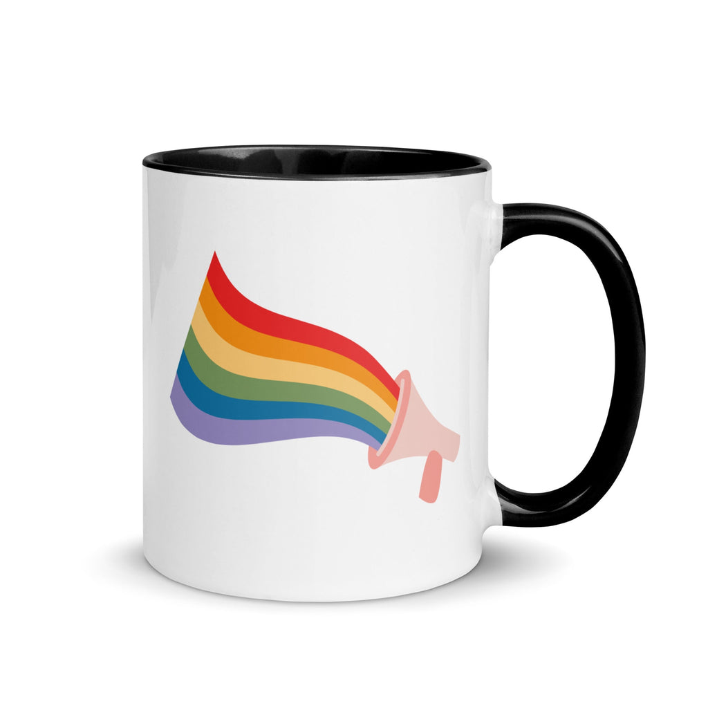 Loud and Proud Mug - Black - LGBTPride.com