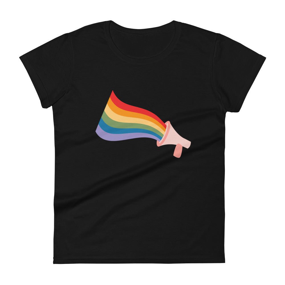 Loud and Proud Women's T-Shirt - Black - LGBTPride.com