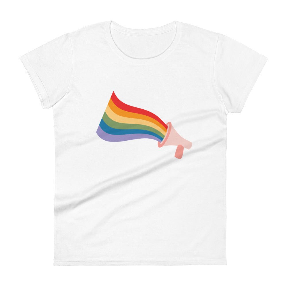 Loud and Proud Women's T-Shirt - White - LGBTPride.com