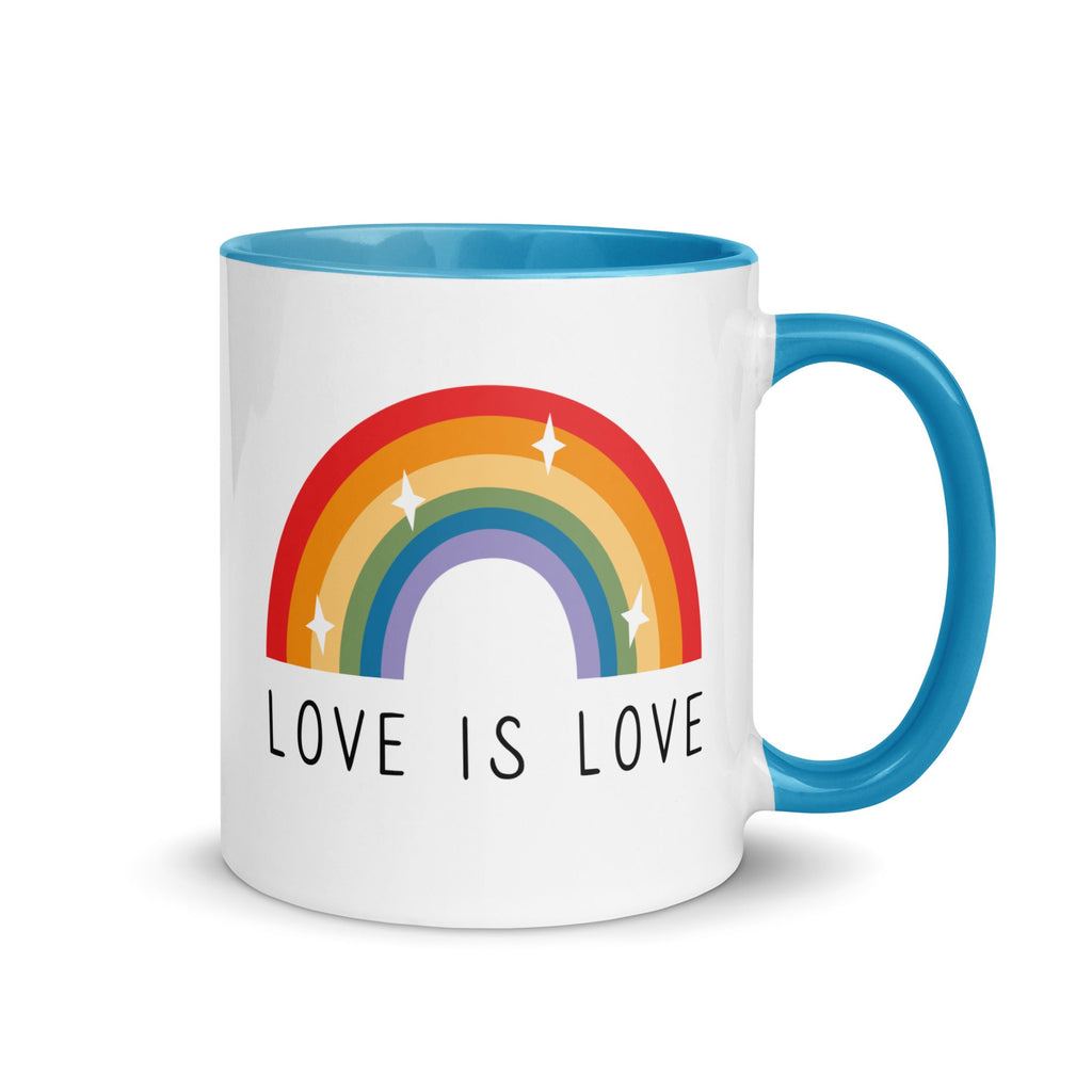 Love is Love Mug - Blue - LGBTPride.com