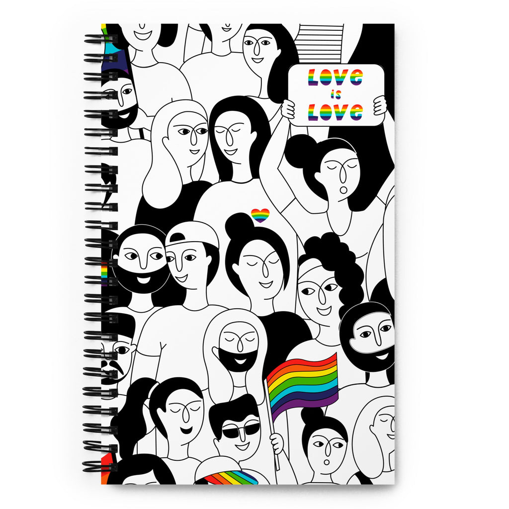 Love is Love Parade Notebook - Default Title - LGBTPride.com