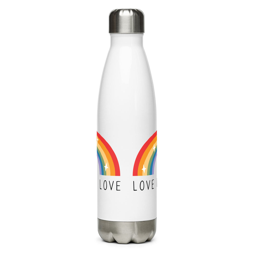Love is Love Stainless Steel Water Bottle LGBT Pride - LGBTPride.com