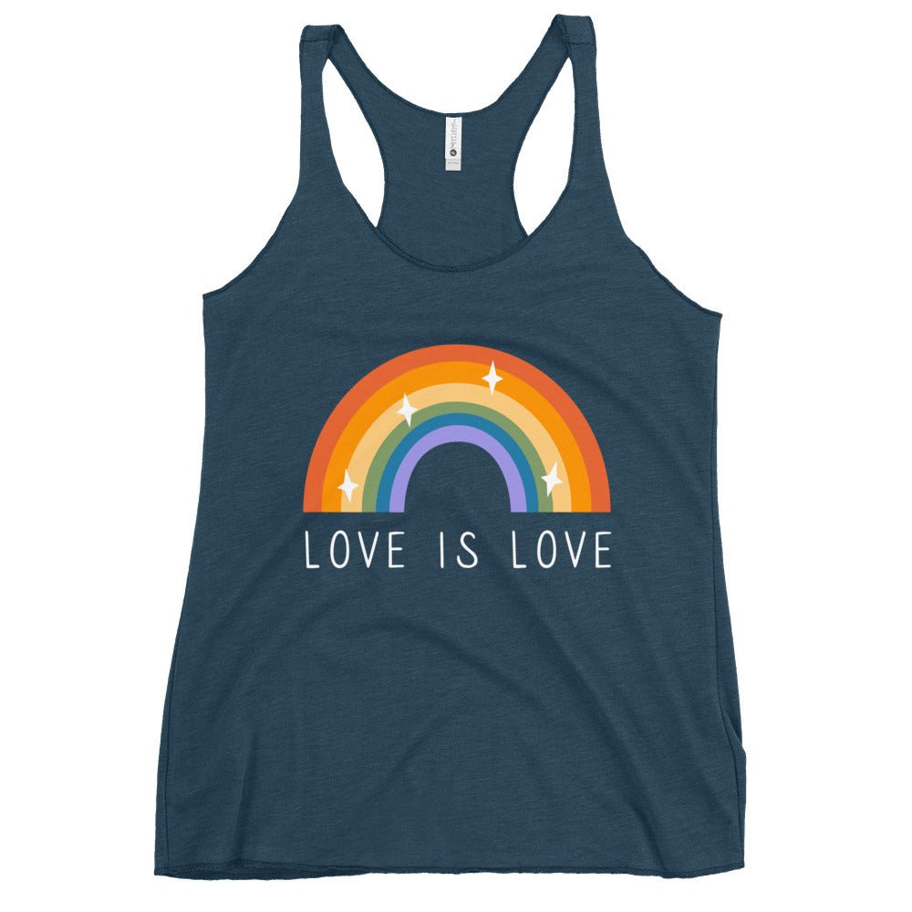 Love is Love Women's Tank Top - Indigo - LGBTPride.com - LGBT Pride