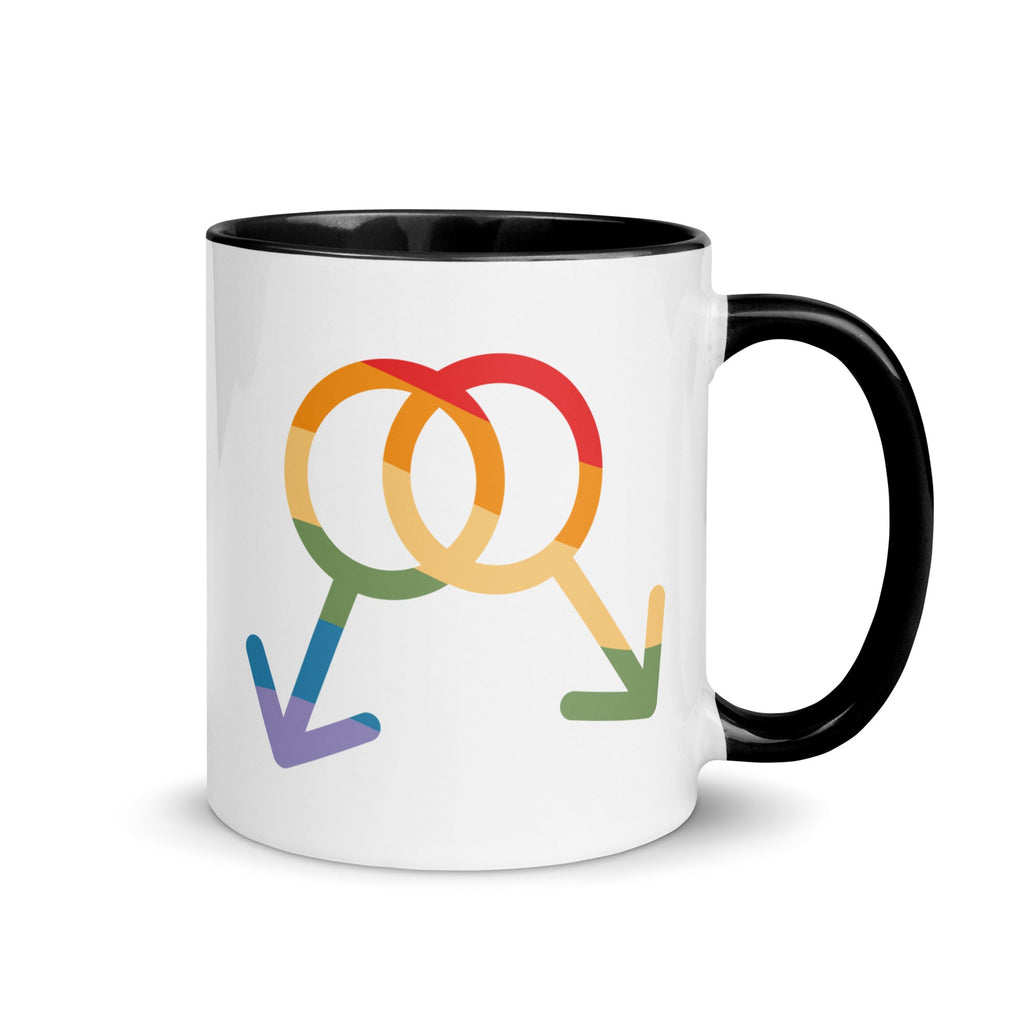 M4M Pride Mug - Black - LGBTPride.com - LGBT Pride