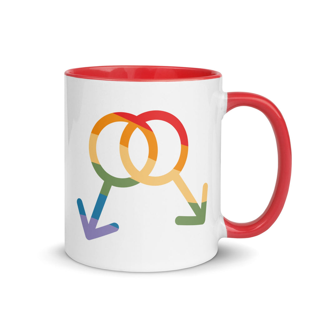 M4M Pride Mug - Red - LGBTPride.com - LGBT Pride