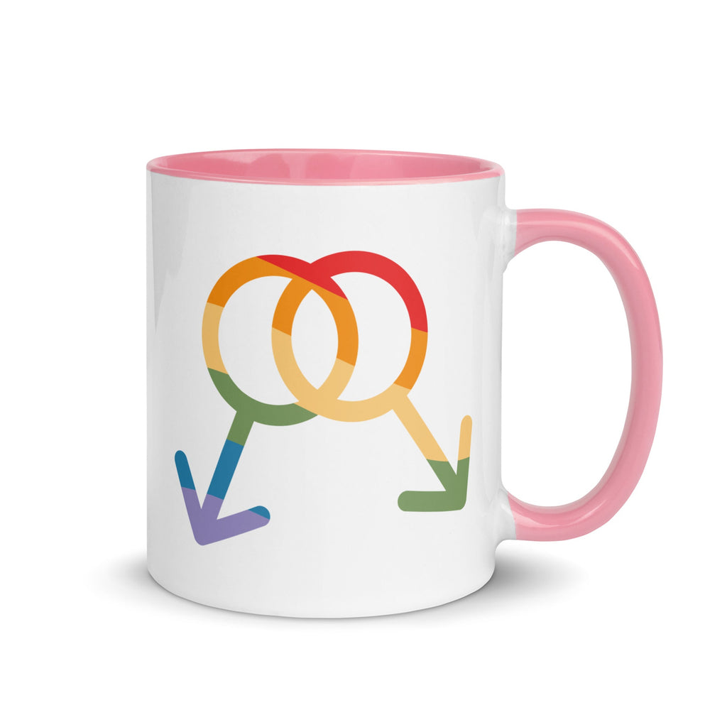 M4M Pride Mug - Pink - LGBTPride.com - LGBT Pride