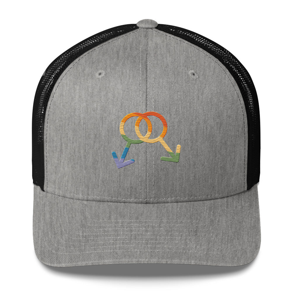M4M Pride Trucker Hat - LGBTPride.com
