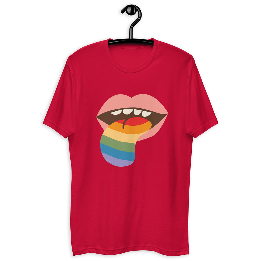 Mouthful of Pride Men's T-Shirt - Red - LGBTPride.com - LGBT Pride