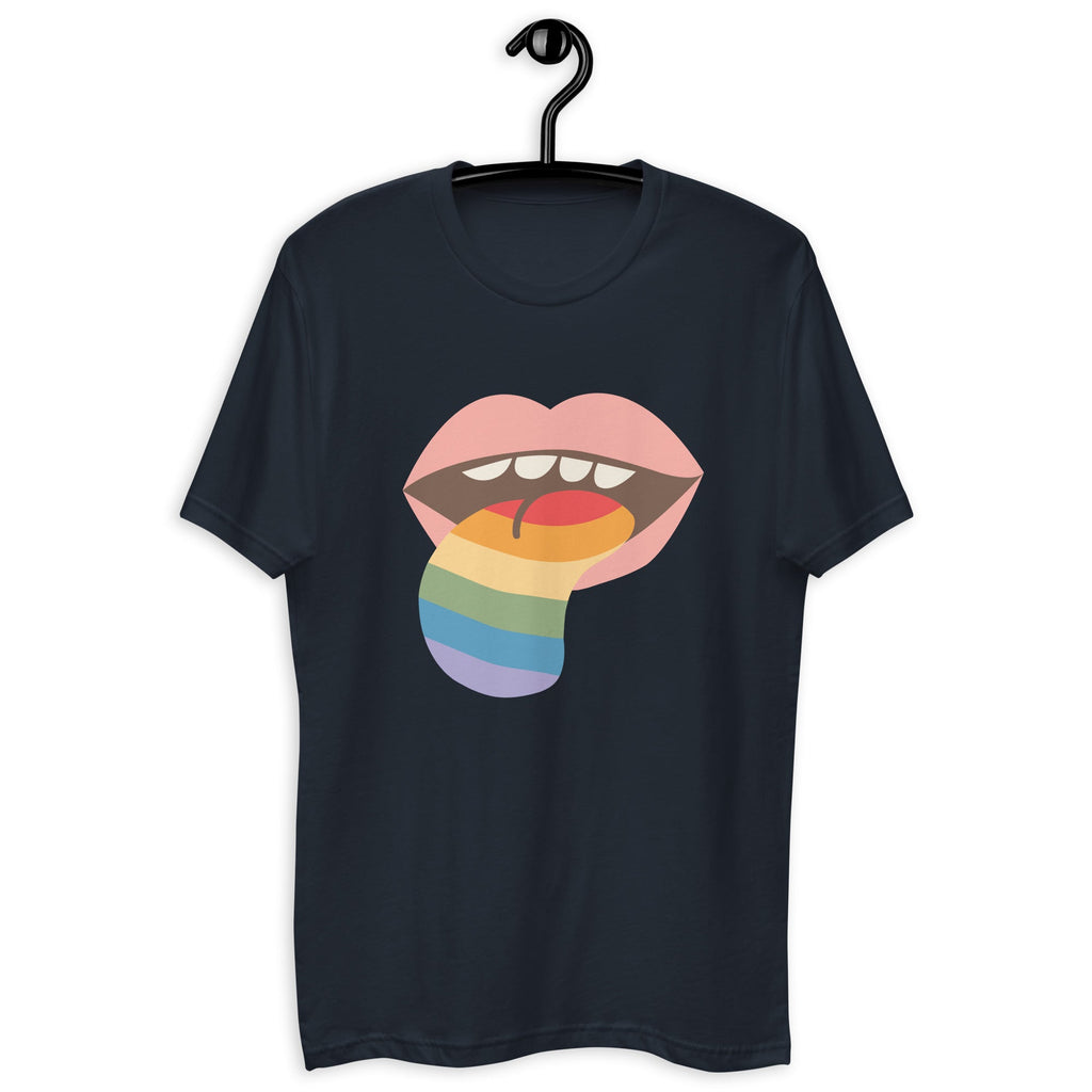 Mouthful of Pride Men's T-Shirt - Midnight Navy - LGBTPride.com - LGBT Pride