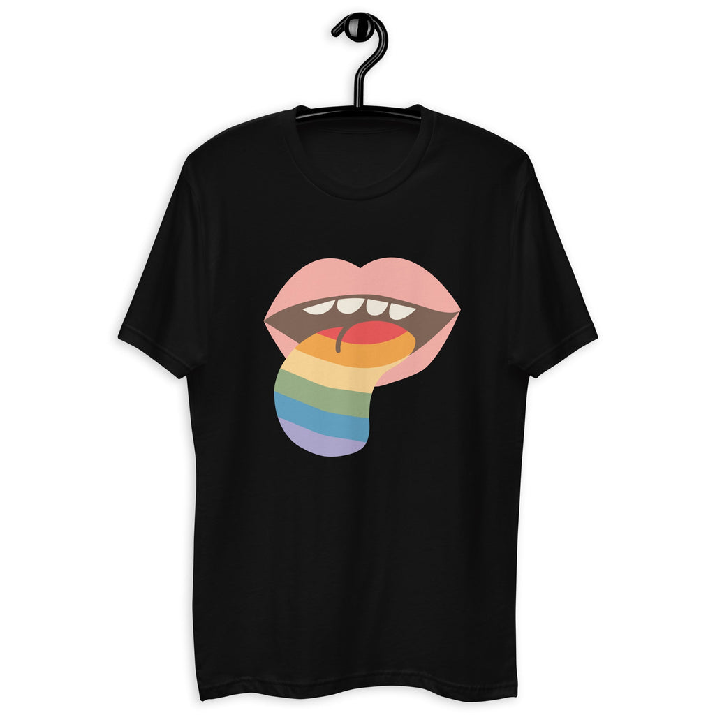 Mouthful of Pride Men's T-Shirt - Black - LGBTPride.com - LGBT Pride