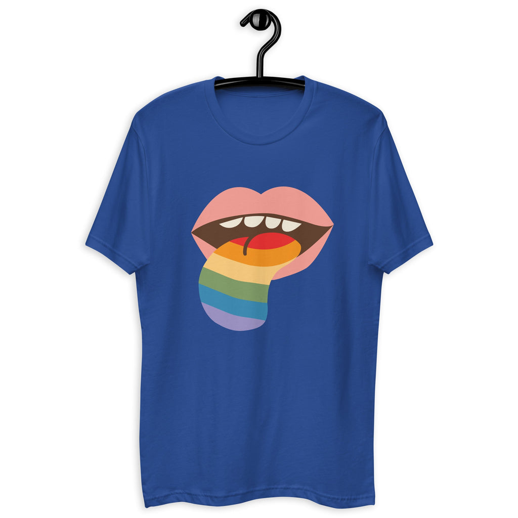 Mouthful of Pride Men's T-Shirt - Royal Blue - LGBTPride.com - LGBT Pride