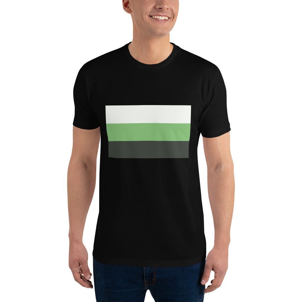 Neutrois Pride Flag Men's T-shirt - Black - LGBTPride.com