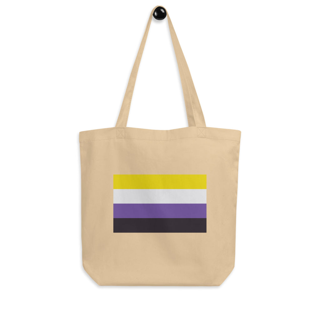 Nonbinary - Eco Tote Bag - Oyster - LGBTPride.com