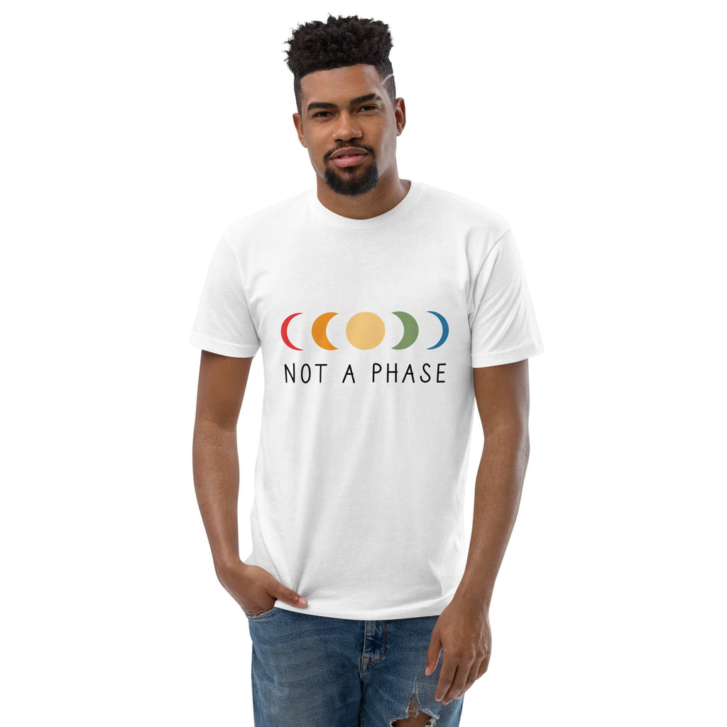 Not a (Moon) Phase Men's T-Shirt - White - LGBTPride.com