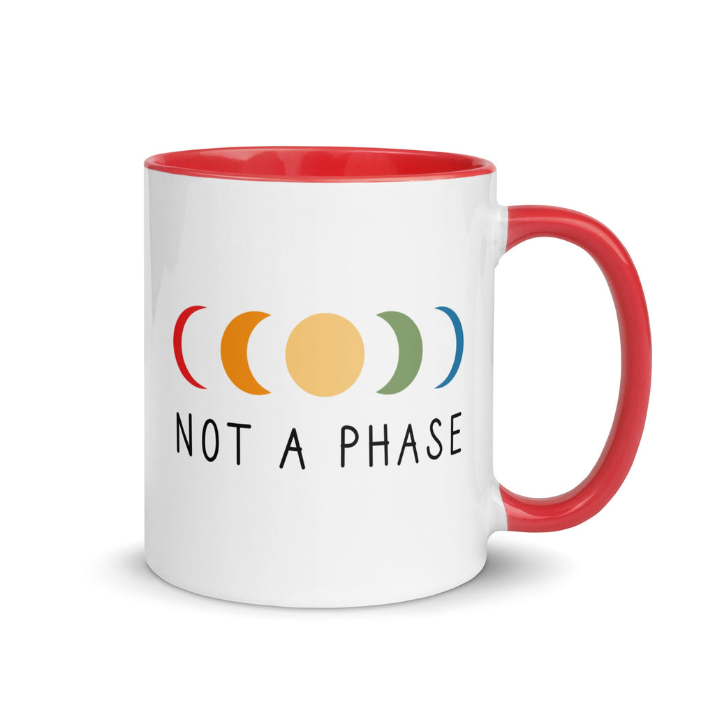 Not a (Moon) Phase Mug - Red - LGBTPride.com
