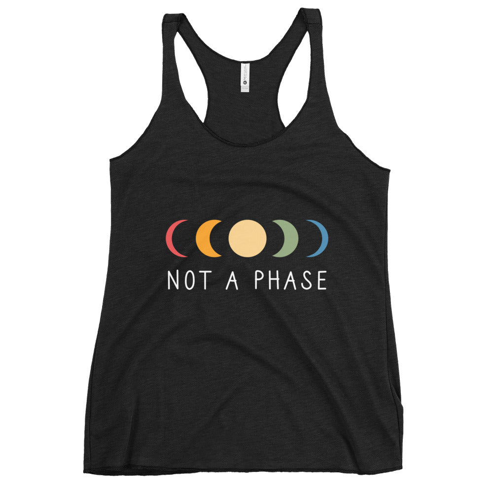 Not a (Moon) Phase Women's Tank Top - Vintage Black - LGBTPride.com