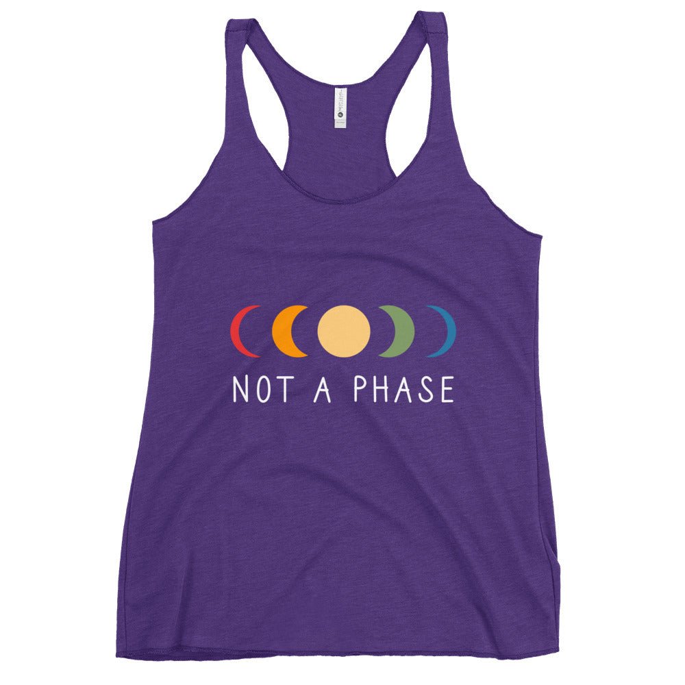 Not a (Moon) Phase Women's Tank Top - Purple Rush - LGBTPride.com