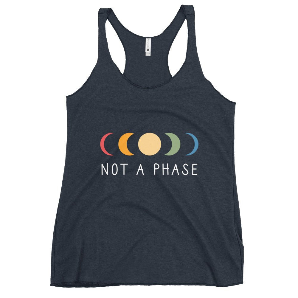 Not a (Moon) Phase Women's Tank Top - Vintage Navy - LGBTPride.com