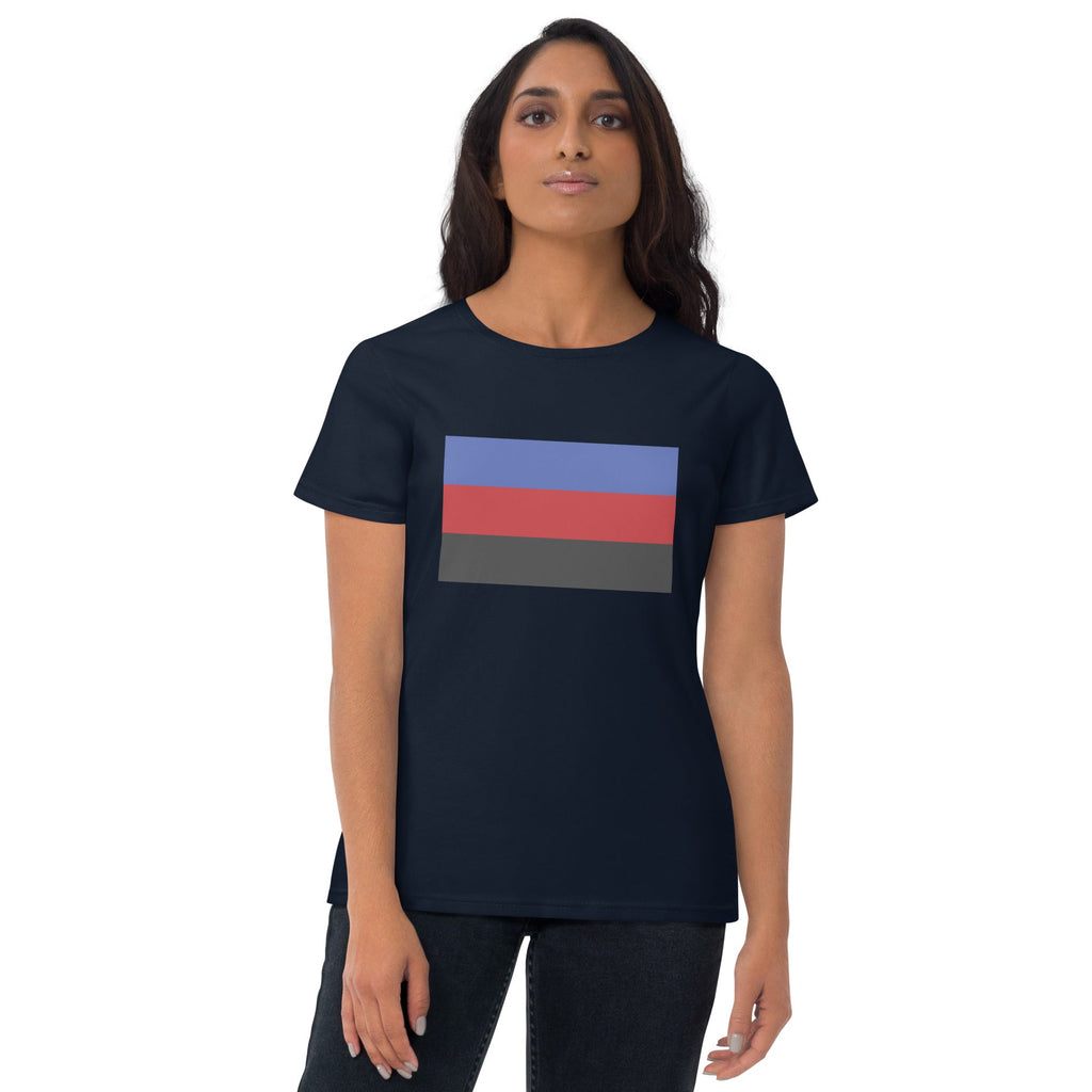 Polyamorous Pride Flag Women's T-Shirt - Navy - LGBTPride.com