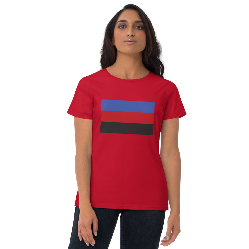 Polyamorous Pride Flag Women's T-Shirt - True Red - LGBTPride.com