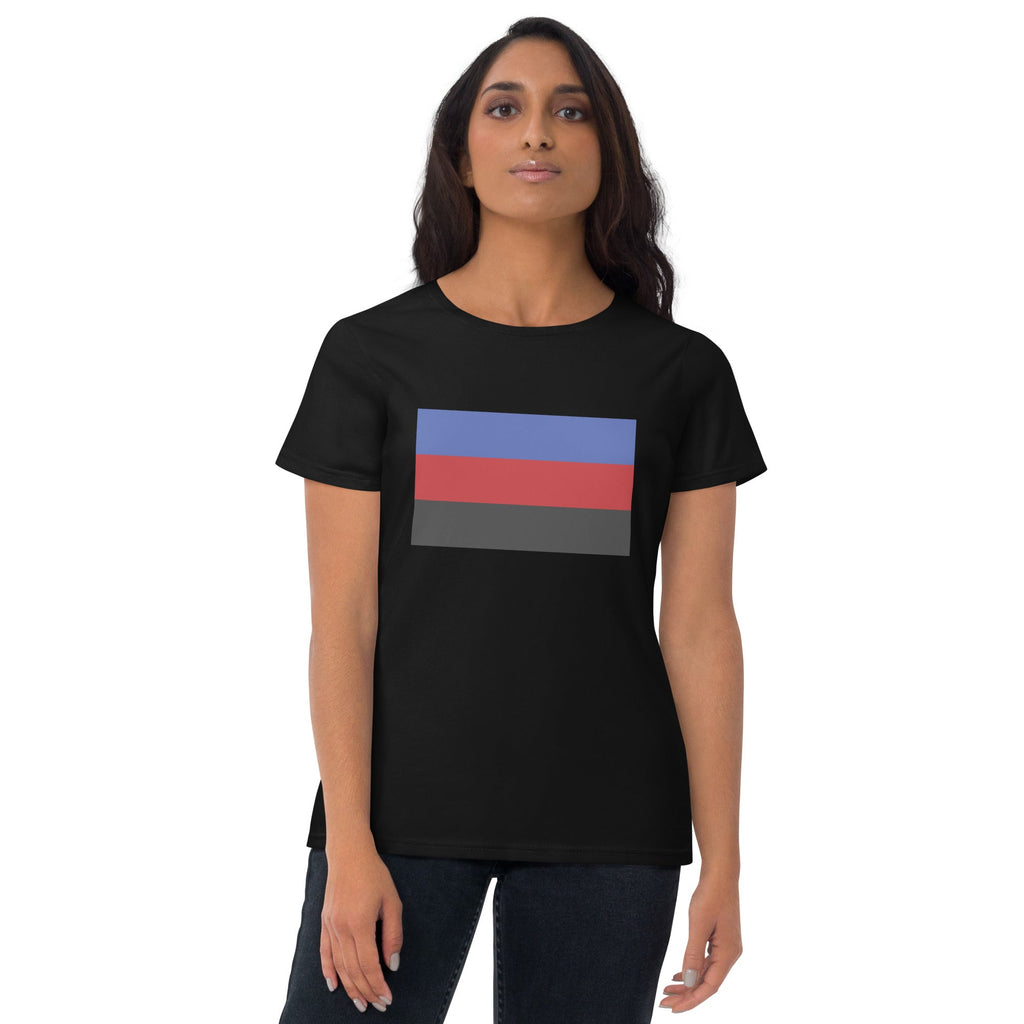 Polyamorous Pride Flag Women's T-Shirt - Black - LGBTPride.com